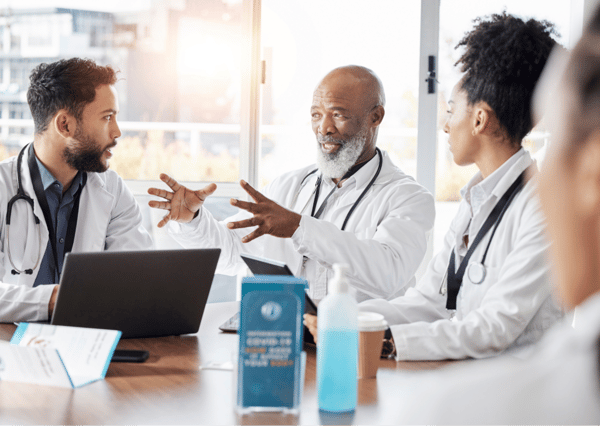 Medical Team In Discussion Addressing Challenges